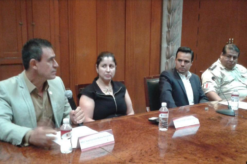 Rueda de prensa por el temporal de lluvias
