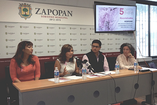 Rueda de prensa de la carrera vs cáncer de mama