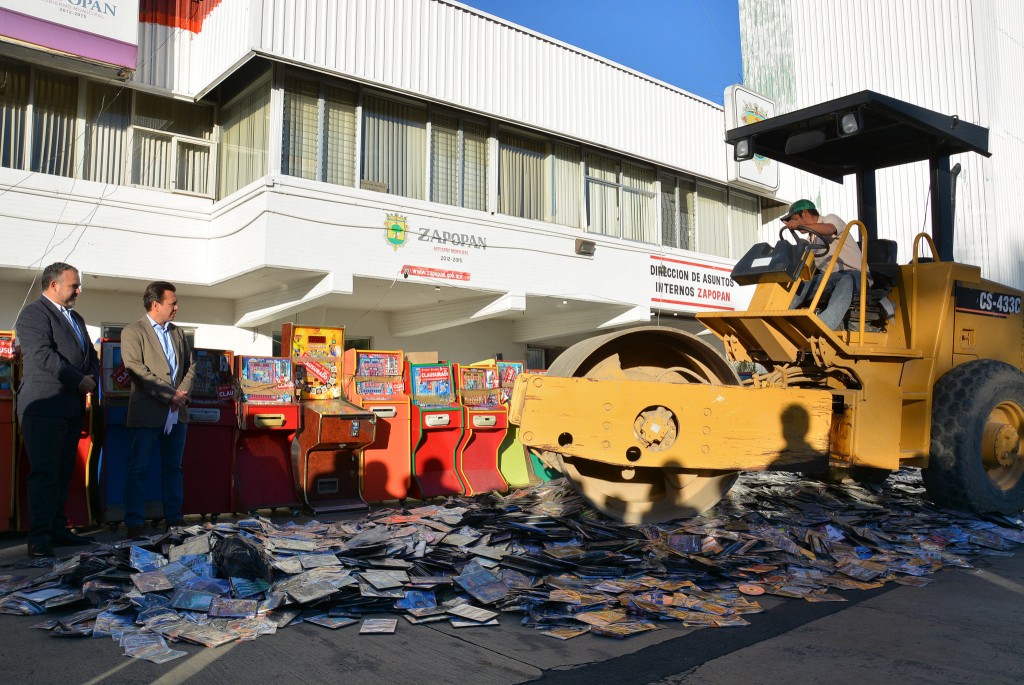 Destrucción mercancía decomisada