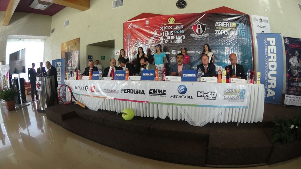 Presentan Abierto Internacional de Tenis 2016