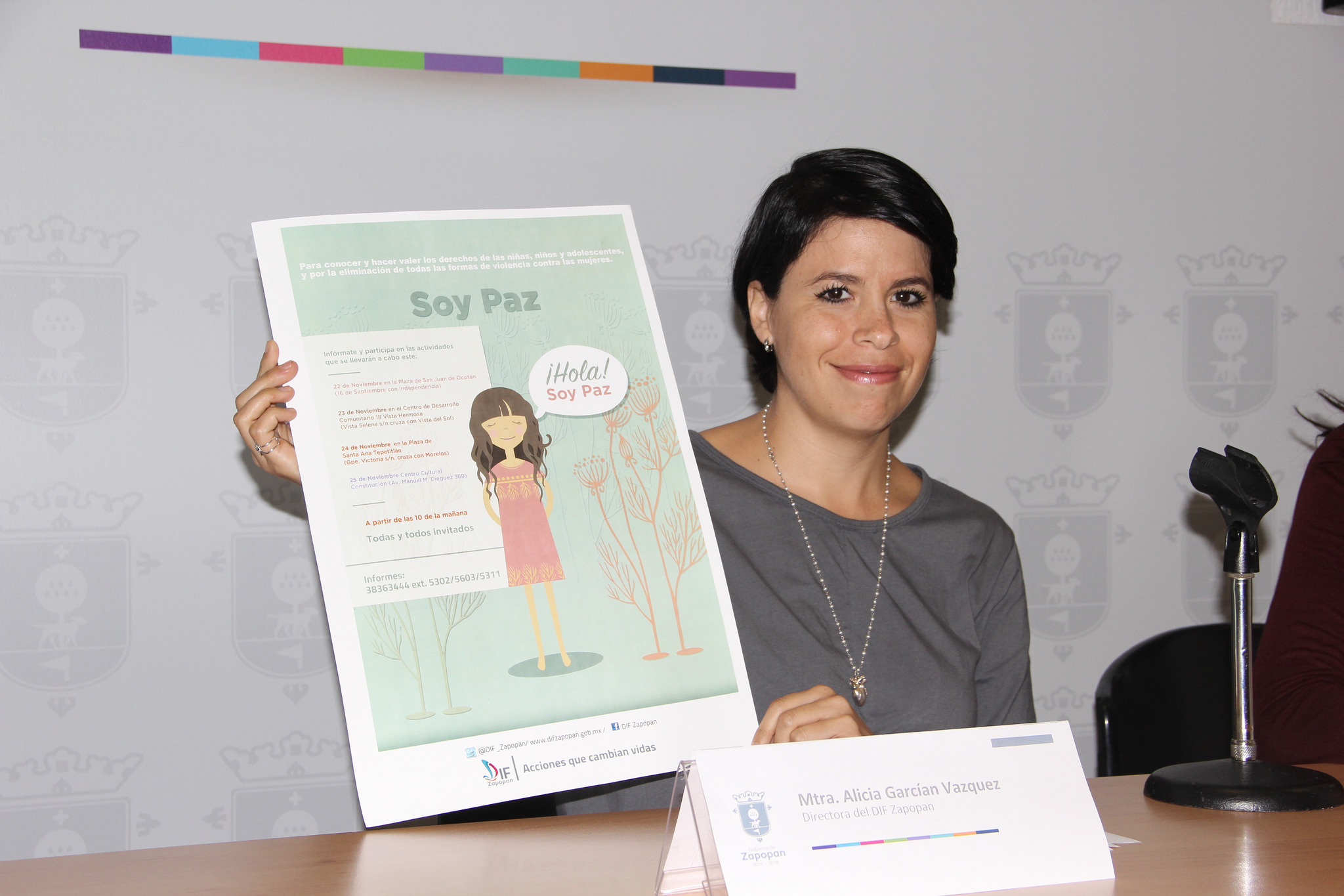 DIF Zapopan anuncia la jornada “Soy Paz” para difundir y promover los derechos de niñas, niños, adolescentes y mujeres
