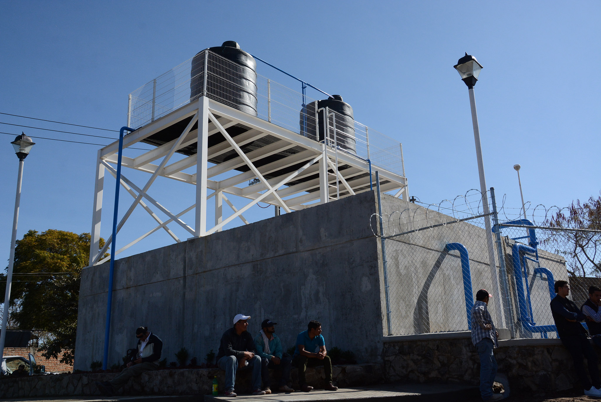 Inauguran pozo de agua en el poblado San Rafael
