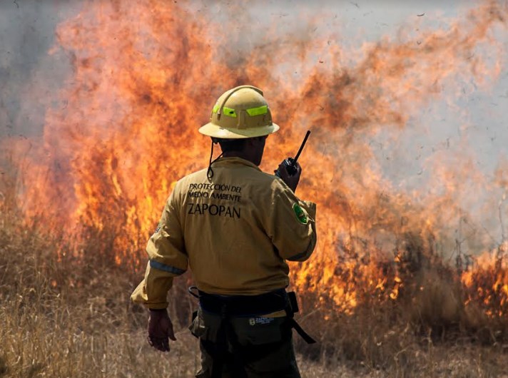 Brigadas contra incendios forestales