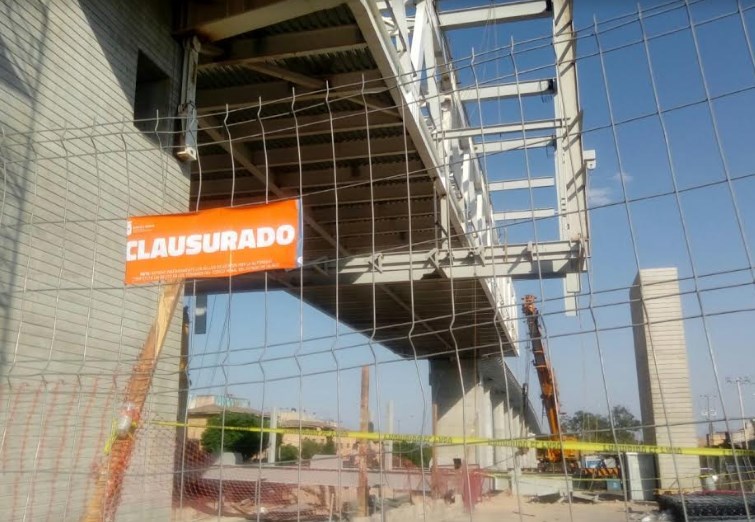 Clausura de obra en Línea 3