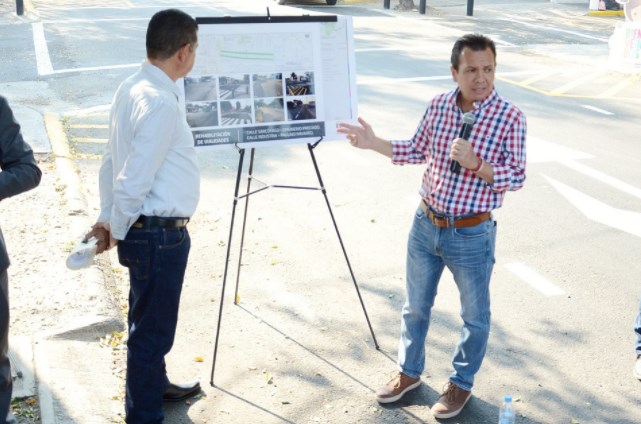 Obras en calles del Centro de Zapopan