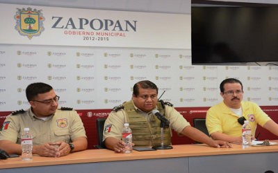 Protección Civil de Zapopan presenta reporte de incidencias luego de tormenta atípica registrada en el municipio