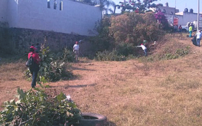 Protección Civil de Zapopan realiza acciones preventivas en vasos reguladores