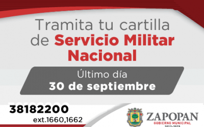 Últimos días para tramitar tu Cartilla SMN