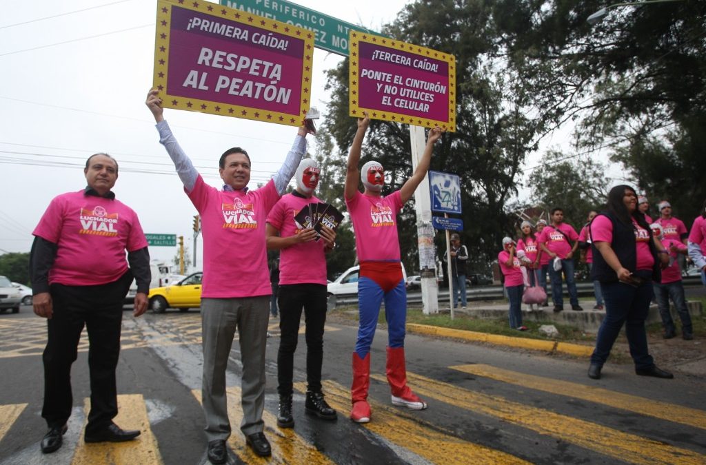 Zapopan luchará a más de tres caídas a favor de peatones y automovilistas