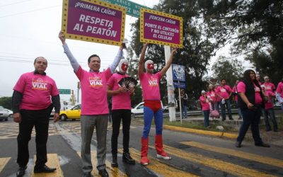 Zapopan luchará a más de tres caídas a favor de peatones y automovilistas