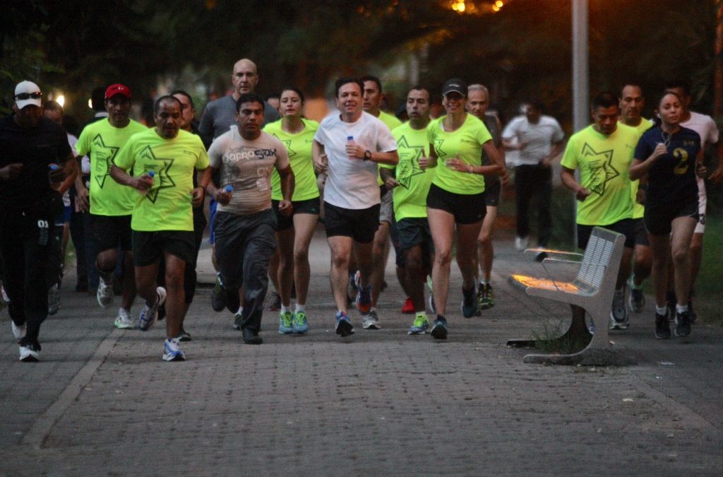 Cada semana Pablo Lemus correrá  con elementos de seguridad