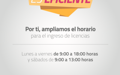 Ampliamos horarios en Obras Públicas
