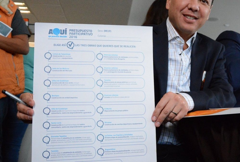 Inicia consulta ciudadana metropolitana para el Presupuesto Participativo 2016