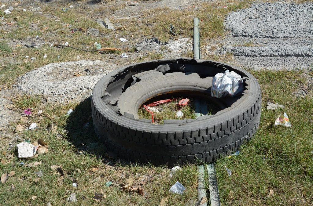 Más de mil llantas fueron recolectadas de la vía pública