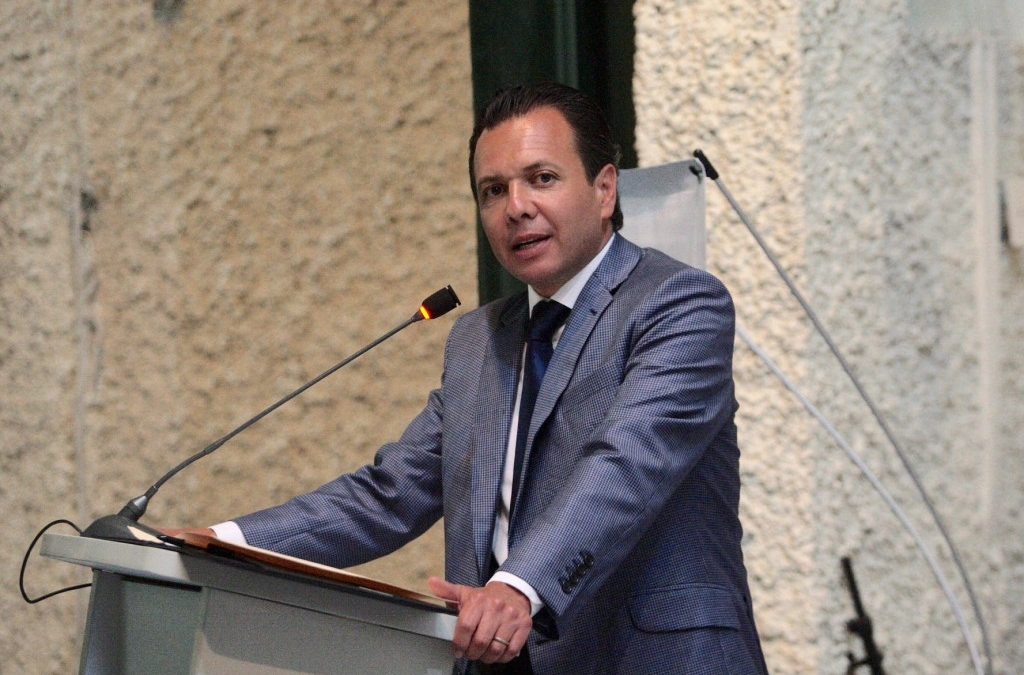 Pablo Lemus presenta Primer Informe de Gobierno ante de la Administración 2015 – 2018 ante la CANACO Guadalajara