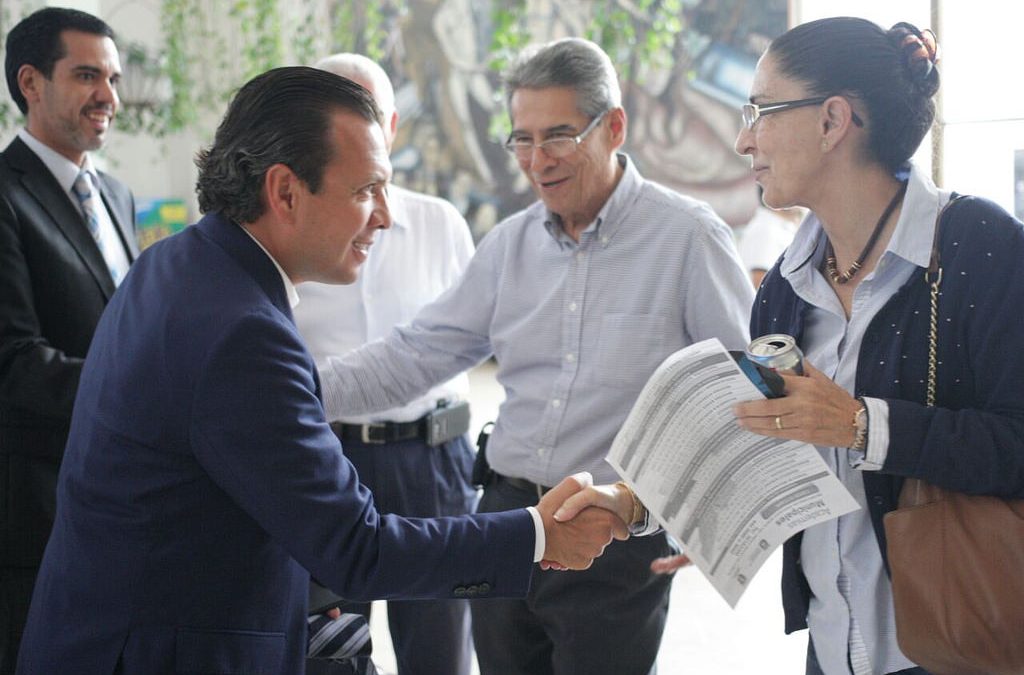 Pablo Lemus presenta el Primer Informe del Gobierno de Zapopan en Ciudad Bugambilias