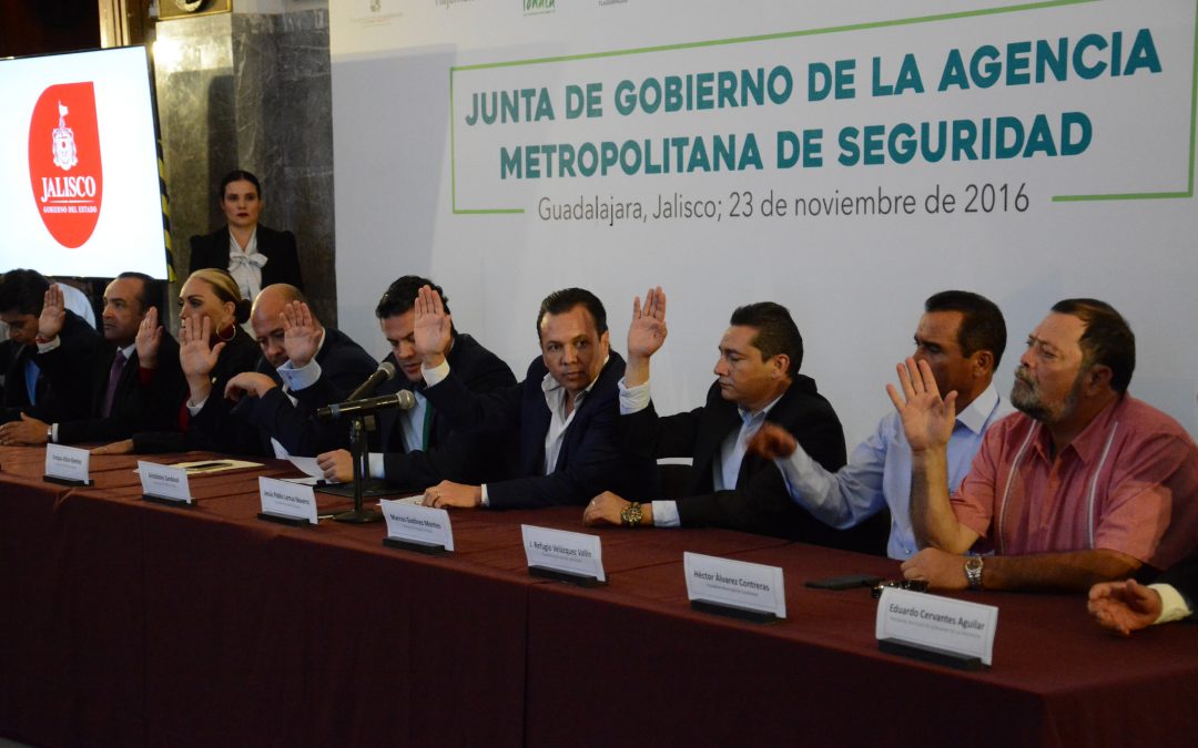 Queda instalada la Junta de Gobierno de la Agencia Metropolitana de Seguridad (AMS)