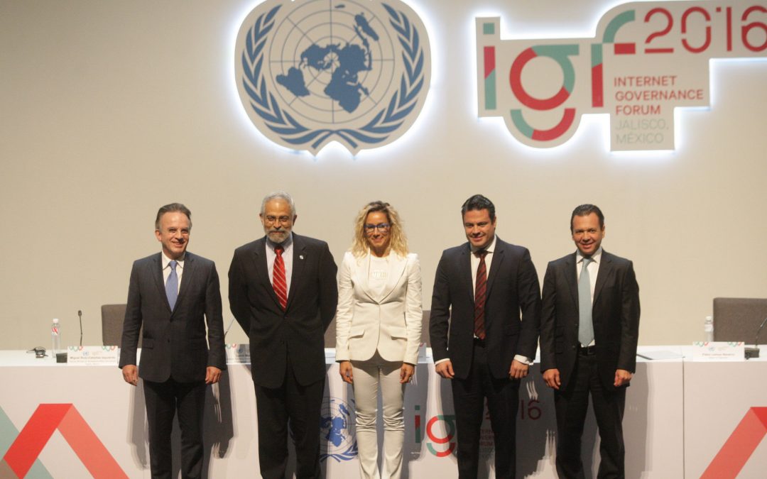 Pablo Lemus participa en la inauguración del Foro para la Gobernanza de Internet 2016