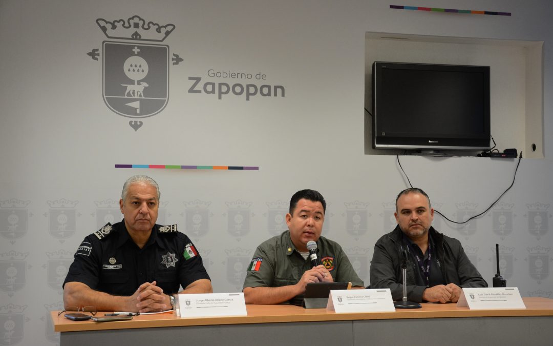 Zapopan presenta avances del Operativo Institucional de Pirotecnia 2016 y del Operativo Decembrino de Seguridad