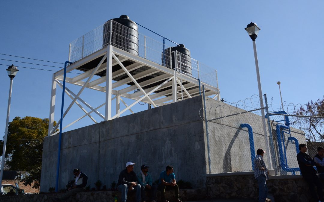 Inauguran pozo de agua en el poblado San Rafael