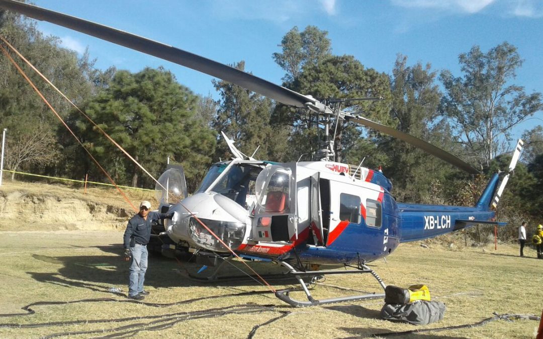 Presenta Zapopan al helicóptero Tláloc; fortalecerá labor de las brigadas forestales