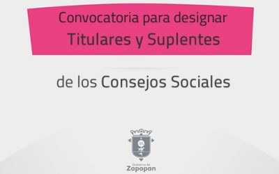 Convocatoria para titulares y suplentes de los Consejos Sociales