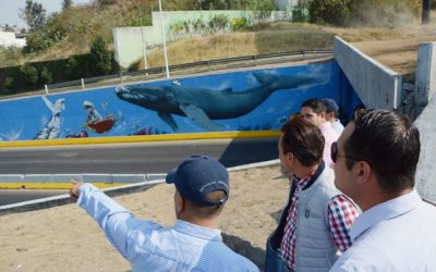 Zapopan, Ciudad de los Niños, continúa recuperando los espacios públicos con colores y pinceladas