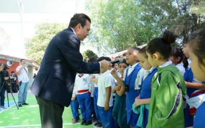 «Escuelas con Estrella” interviene la Primaria Patria, en el Briseño II, para beneficio de la niñez