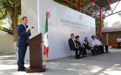 Pablo Lemus participa en el arranque de la Segunda Semana Nacional de Salud 2017