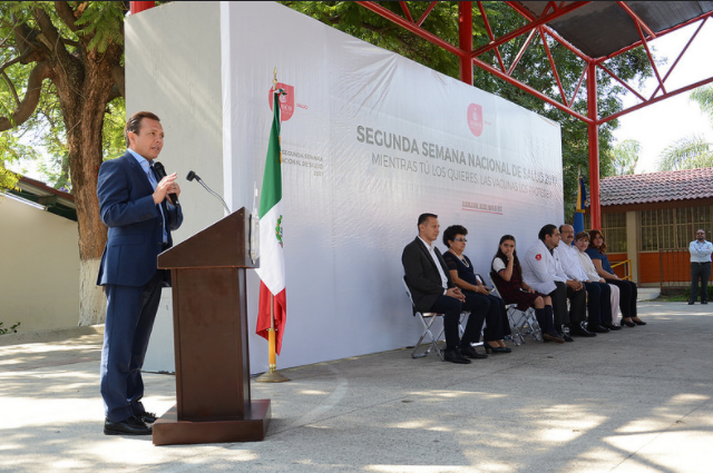 Pablo Lemus participa en el arranque de la Segunda Semana Nacional de Salud 2017