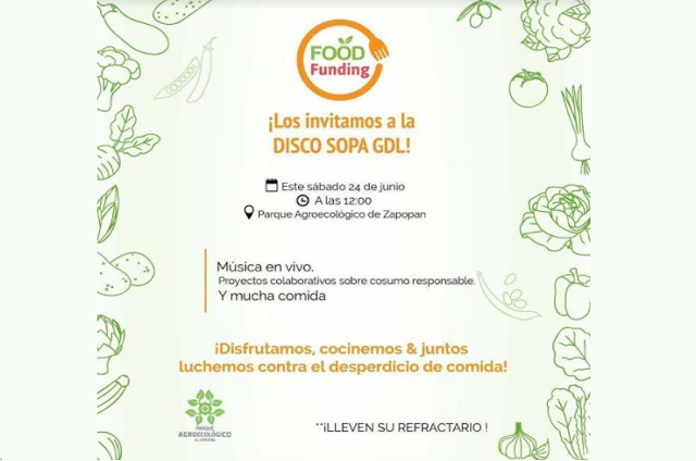 Se realizará ‘Disco Sopa’ en el Parque Agroecológico Zapopan (PAZ)