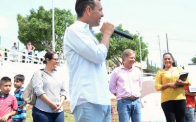 Entrega Zapopan, Ciudad de los Niños, la renovación integral de la unidad deportiva en Villas de Guadalupe