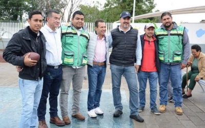 Entrega Zapopan, Ciudad de los Niños, la renovación integral de la unidad deportiva en Paseos del Briseño