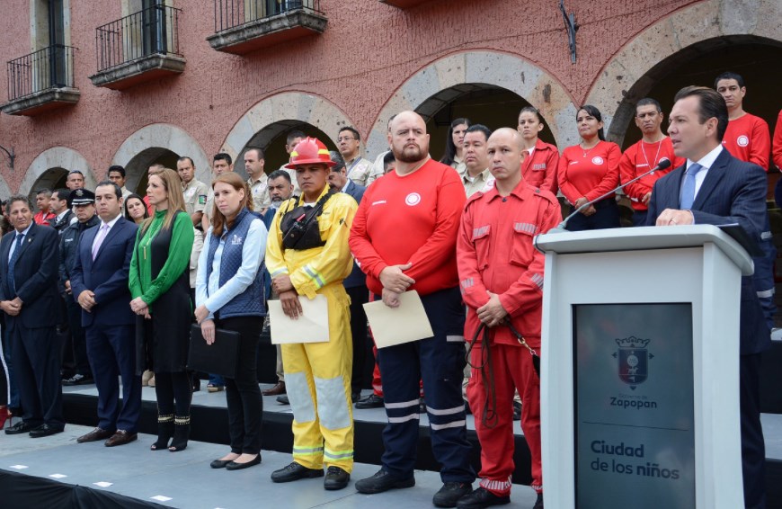 ‘Misión cumplida’: Reconoce Zapopan a elementos que realizaron acciones de ayuda humanitaria, búsqueda y rescate en Morelos