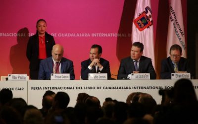 Pablo Lemus, presente en la inauguración de la 31° edición de la Feria Internacional del Libro (FIL)