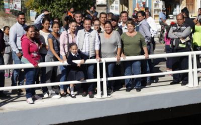 Entrega Zapopan infraestructura vial y peatonal para seguridad de los habitantes de El Briseño