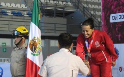 Conquista nadadora de Protección Civil y Bomberos Zapopan 8 medallas en V Juegos Latinoamericanos