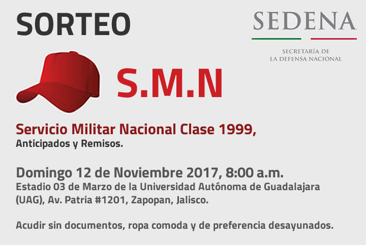 Sorteo Militar Nacional Clase 1999, anticipados y remisos