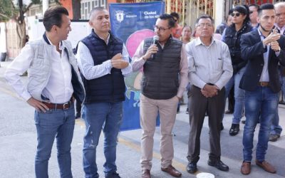 Entrega Zapopan más de dos kilómetros de vialidades pavimentadas en la colonia Parques del Auditorio