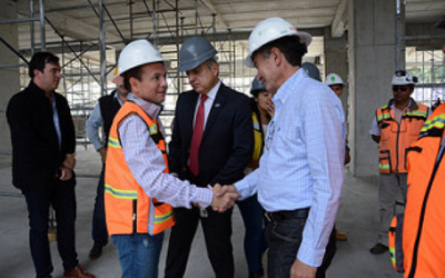 Inspecciona Pablo Lemus obras del Centro Integral de Servicios de Zapopan