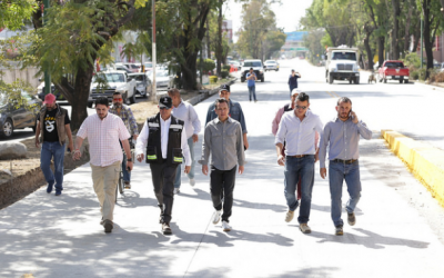 Apertura Zapopan en tiempo récord los carriles centrales de López Mateos Sur