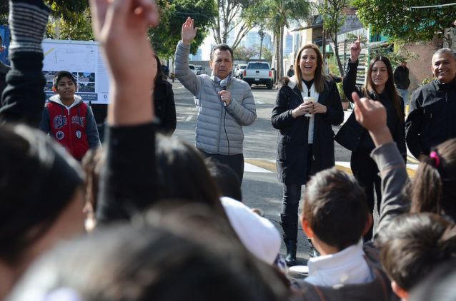 Entrega Zapopan rehabilitación y peatonalización de la calle Santa Matilde