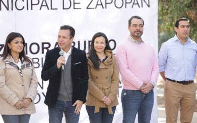 Entrega Zapopan, Ciudad de los Niños, segunda etapa de pavimentación de la avenida Royal Country