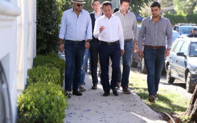 Entrega Zapopan banquetas con accesibilidad universal en la colonia Las Fuentes