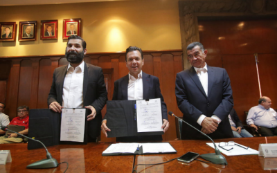 Firma Zapopan convenio de colaboración con la Cámara Mexicana de la Industria de la Construcción (CMIC)