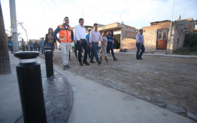 Entrega Zapopan primera etapa de pavimentación de la calle Amapola en Ángeles de Nextipac