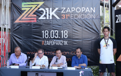 Presentan la edición 31 del Medio Maratón 21K Zapopan 2018