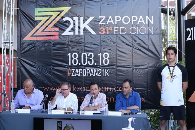 Presentan la edición 31 del Medio Maratón 21K Zapopan 2018
