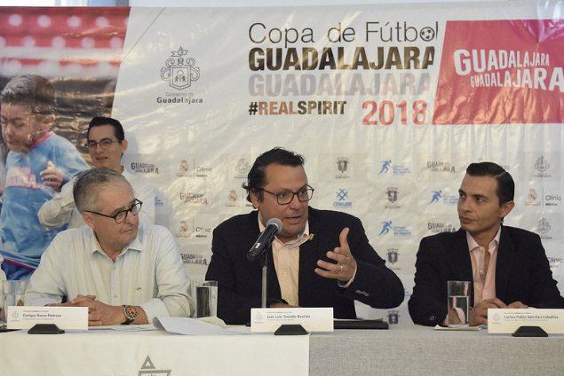 Presentan la Copa de fútbol Guadalajara Guadalajara 2018