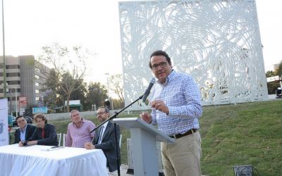 Presenta Zapopan ‘Hilo de Ariadna’, escultura al aire libre